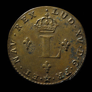 France, Louis XV, 2 sous : 1742