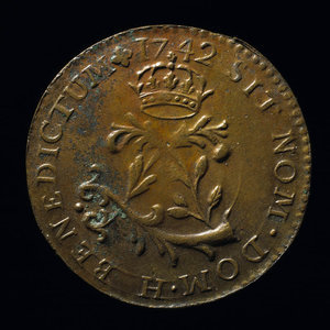 France, Louis XV, 2 sous : 1742