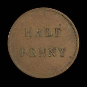 Canada, Duncan & Company, 1/2 penny : 1830