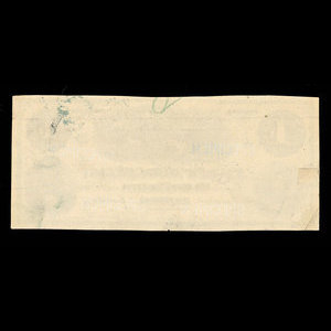 Canada, Banque d'Hochelaga, 4 piastres : July 2, 1877