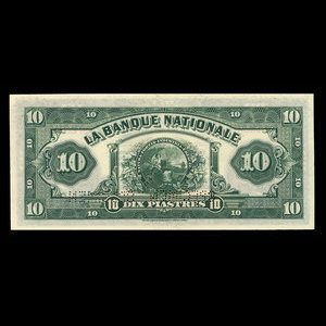 Canada, La Banque Nationale (National Bank), 10 dollars : November 2, 1922