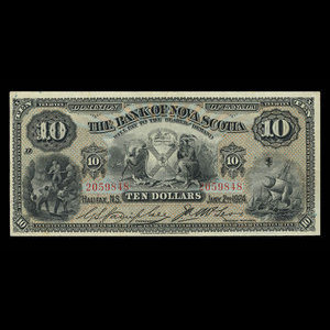 Canada, Bank of Nova Scotia, 10 dollars : January 2, 1924