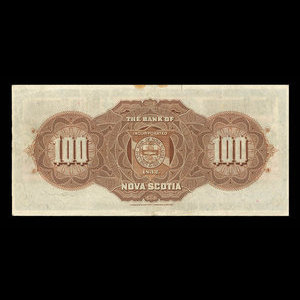 Canada, Bank of Nova Scotia, 100 dollars : January 2, 1929