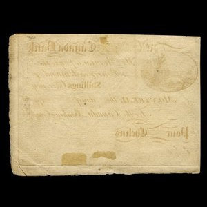 Canada, Canada Bank, no denomination : 1793