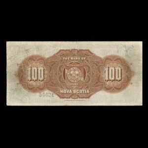 Canada, Bank of Nova Scotia, 100 dollars : January 2, 1925