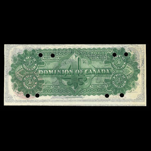 Canada, Dominion of Canada, 4 dollars : May 1, 1882