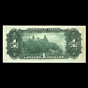 Canada, Dominion of Canada, 4 dollars : January 2, 1902