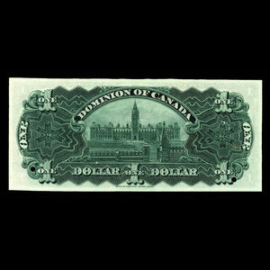 Canada, Dominion of Canada, 1 dollar : January 3, 1911