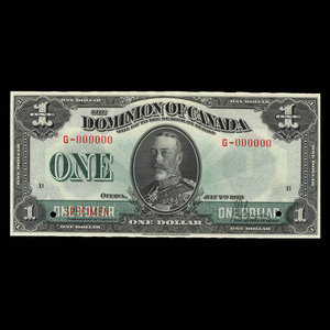 Canada, Dominion of Canada, 1 dollar : July 2, 1923