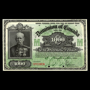 Canada, Dominion of Canada, 1,000 dollars : January 2, 1924