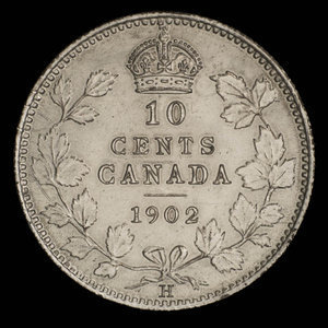 Canada, Edward VII, 10 cents : 1902