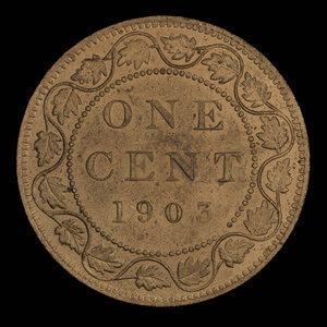 Canada, Edward VII, 1 cent : 1903