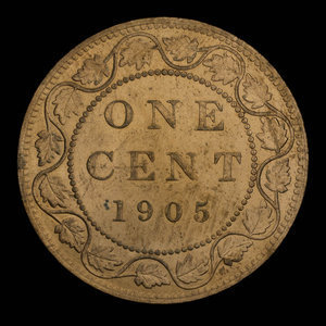 Canada, Edward VII, 1 cent : 1905