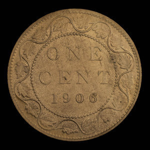 Canada, Edward VII, 1 cent : 1906