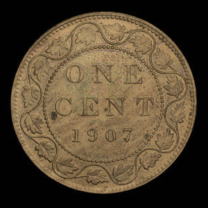 Canada, Edward VII, 1 cent : 1907