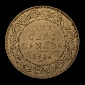 Canada, George V, 1 cent : 1912