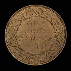 Canada, George V, 1 cent : 1913