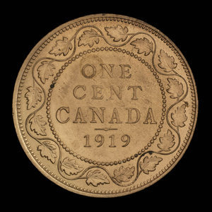 Canada, George V, 1 cent : 1919