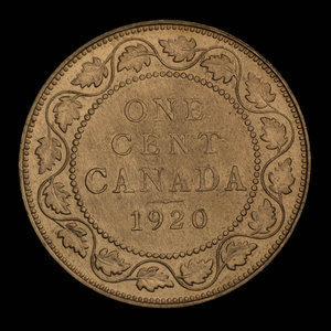 Canada, George V, 1 cent : 1920