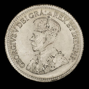 Canada, George V, 5 cents : 1918