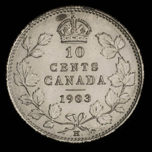 Canada, Edward VII, 10 cents : 1903