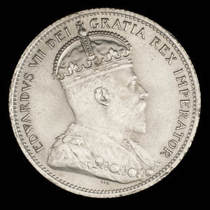 Canada, Edward VII, 25 cents : 1903