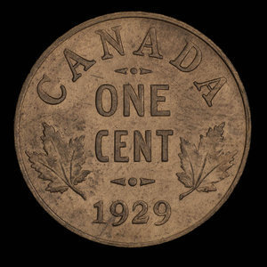 Canada, George V, 1 cent : 1929