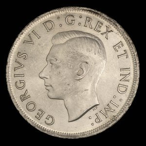 Canada, George VI, 1 dollar : 1939