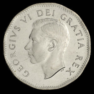 Canada, George VI, 5 cents : 1951