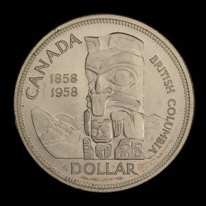 Canada, Elizabeth II, 1 dollar : 1958