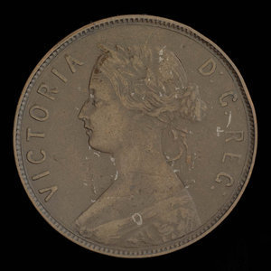 Canada, Victoria, 1 cent : 1880