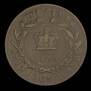 Canada, Victoria, 1 cent : 1880