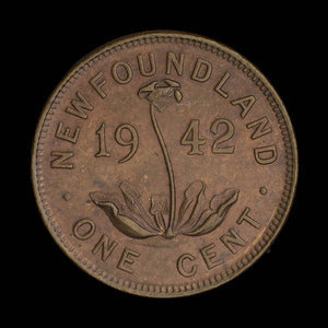 Canada, George VI, 1 cent : 1942