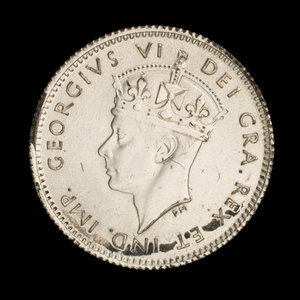 Canada, George VI, 5 cents : 1938