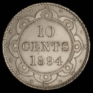 Canada, Victoria, 10 cents : 1894