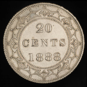 Canada, Victoria, 20 cents : 1888