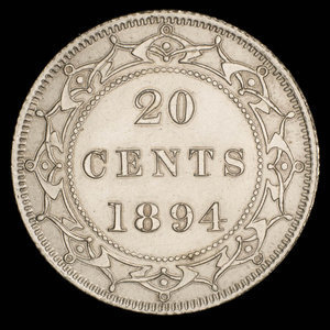 Canada, Victoria, 20 cents : 1894