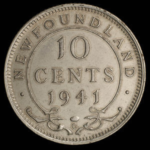 Canada, George VI, 10 cents : 1941