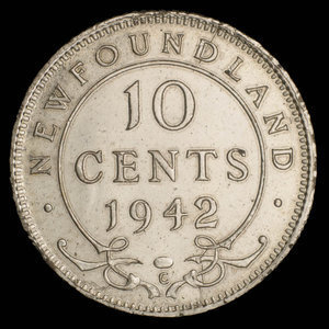Canada, George VI, 10 cents : 1942