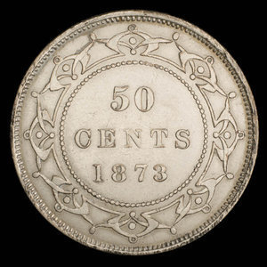 Canada, Victoria, 50 cents : 1873
