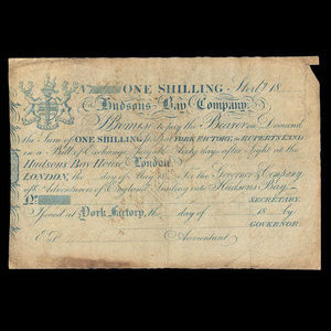 Canada, Hudson's Bay Company, 1 shilling : 1840