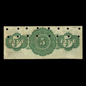 Canada, St. Stephen's Bank, 5 dollars : February 1, 1892