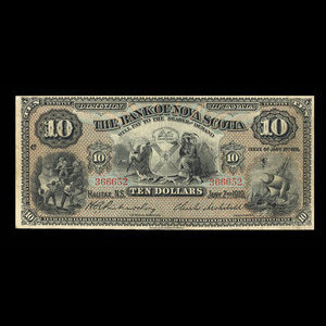 Canada, Bank of Nova Scotia, 10 dollars : January 2, 1919