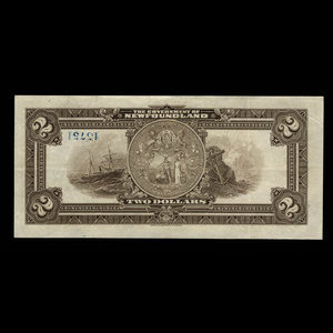 Canada, Government of Newfoundland, 2 dollars : January 2, 1920