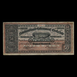 Canada, Government of Newfoundland, 50 cents : 1912