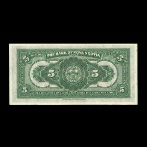 Canada, Bank of Nova Scotia, 5 dollars : January 2, 1935
