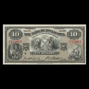 Canada, Bank of Nova Scotia, 10 dollars : January 2, 1935