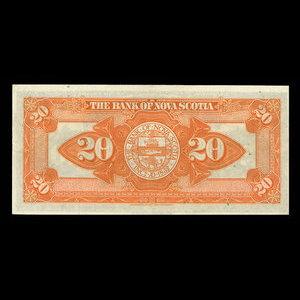 Canada, Bank of Nova Scotia, 20 dollars : January 2, 1929