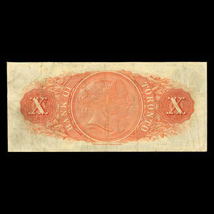 Canada, Bank of Toronto (The), 10 dollars : February 1, 1923