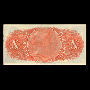 Canada, Bank of Toronto (The), 10 dollars : January 2, 1937